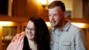 Tearful meeting between woman and man who received face transplant from her dead husband