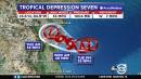 Tropical Depression No. 7 forms in Gulf as it moves toward Mexico