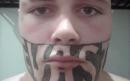 Man with DEVAST8 face tattoo struggling to get a job 