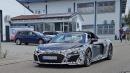 Audi R8 Spyder Spied Up Close Looking Angrier