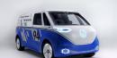 Volkswagen I.D. Buzz Cargo Concept Reimagined as Race Support Van