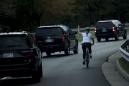 Virginia cyclist gives President Trump's motorcade the one-finger salute