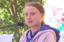 Greta Thunberg shuts down heckler at climate rally