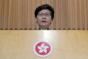 Hong Kong leader says new year will be a challenging one