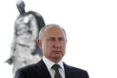 Putin unveils monument to fallen Red Army WWII soldiers