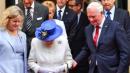 Canada's Governor General touches Queen in breach of royal protocol 'to ensure she didn't slip'