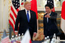 Trump says stands with Japan against North Korean menace, working on trade