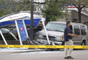 6 men injured, 3 critically in Minneapolis bus stop crash