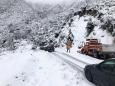 California snow-bound highway reopens but storm snarls Thanksgiving travel