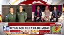 Air Force pilots fly into the eye of Hurricane Florence