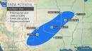 Rounds of wintry weather target the Plains through midweek