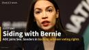 Rep. Alexandria Ocasio-Cortez joins Bernie in backing voting rights for prisoners