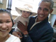 'Oh My God, It Is Obama.' Baby Snags Presidential Selfie