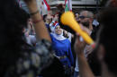Lebanese army separates rival protests near president palace