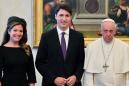 The Pope did not appear that thrilled to meet Justin Trudeau