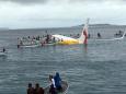 Plane ditches into Pacific lagoon