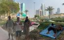 Homeless migrants sleep rough beneath Dubai's skyscrapers as Covid employment crisis bites