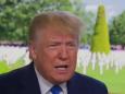 Trump criticised for using D-Day interview next to war cemetery to launch fresh attack on Nancy Pelosi