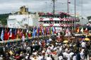 Panama marks 20 years in charge of canal, faces climate threat