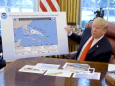Trump forced to deny personally doctoring map to support false hurricane claim after sharpie spotted on his desk