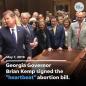 Alexandria Ocasio-Cortez and Hillary Clinton blast Georgia's 'heartbeat bill'