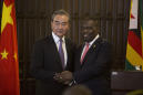 Zimbabwe's president meets visiting Chinese foreign minister