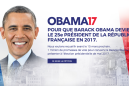 Thousands of French people want Barack Obama to be their next president