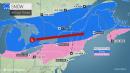 Snow to bring slick travel, delays for Monday morning commute in Northeast