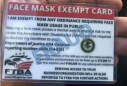 Face Mask Exemption ID Cards Are Going Viral and the Department of Justice Says They're Fake