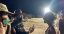 Woman filmed attacking Native American group opposing border wall construction