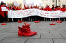 'She leaves him. He kills her.' Thousands in Belgium march to demand end to violence against women