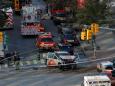 New York attack suspect &apos;shouted Allah Akbar&apos; after leaving truck he hit pedestrians with
