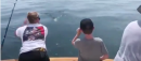 Little Boy Is OK After Fish-Stealing Great White Shark Leaps at Him to Steal Fresh Caught Fish