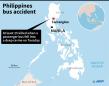 25 killed as Philippine bus plunges into ravine