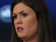 Sarah Huckabee Sanders raised eyebrows with the claim that Trump has never 'encouraged violence'