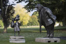 Matilda Statue Faces Down Trump to Celebrate 30th Anniversary of Beloved Roald Dahl Classic