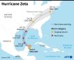Hurricane Zeta hits Mexico's Caribbean coast