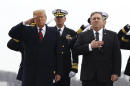 The Latest: Trump at ceremony for Americans killed in Syria