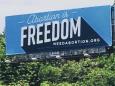 'Abortion is freedom': Pro-choice billboard adverts protest all-male council declaring city 'sanctuary for the unborn'