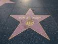 Trump's Hollywood star vandalized with a pickaxe hours after he tests positive for COVID-19