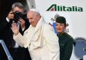 Pope Francis arrives in Ireland