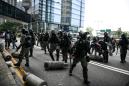 Multiple arrests in Hong Kong as "flashmob" protests hit pro-Bejing targets