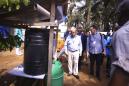UN chief visits Congo Ebola region, pledging support