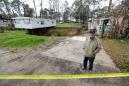 'Unbelievable': Giant sinkhole threatens to swallow two homes in Florida