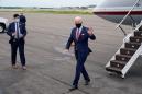 Fact check: After deplaning in Tampa, Joe Biden waved to firefighters in a field