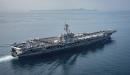 US carrier heading for Korea trains with Japanese destroyers