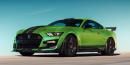 Ford Shelby GT500 in Grabber Lime Has Saint Patrick's Day Spirit and Then Some