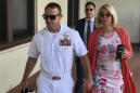 The Latest: Acquitted Navy SEAL cries tears of 'freedom'
