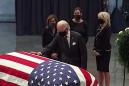 The Bidens, Pences, lawmakers pay their final respects as John Lewis lies in state at U.S. Capitol