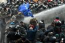 Riot police use water cannons to disperse Georgia protesters